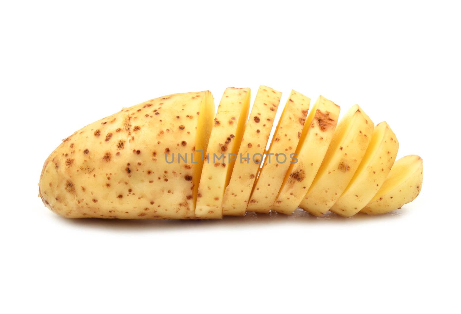 potato isolated on white background