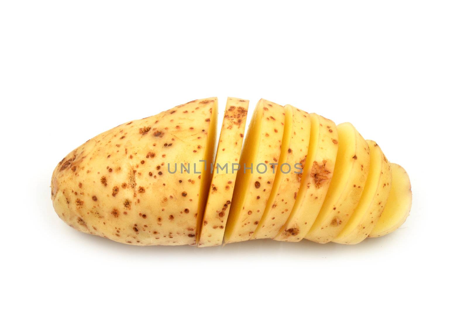 potato isolated on white background