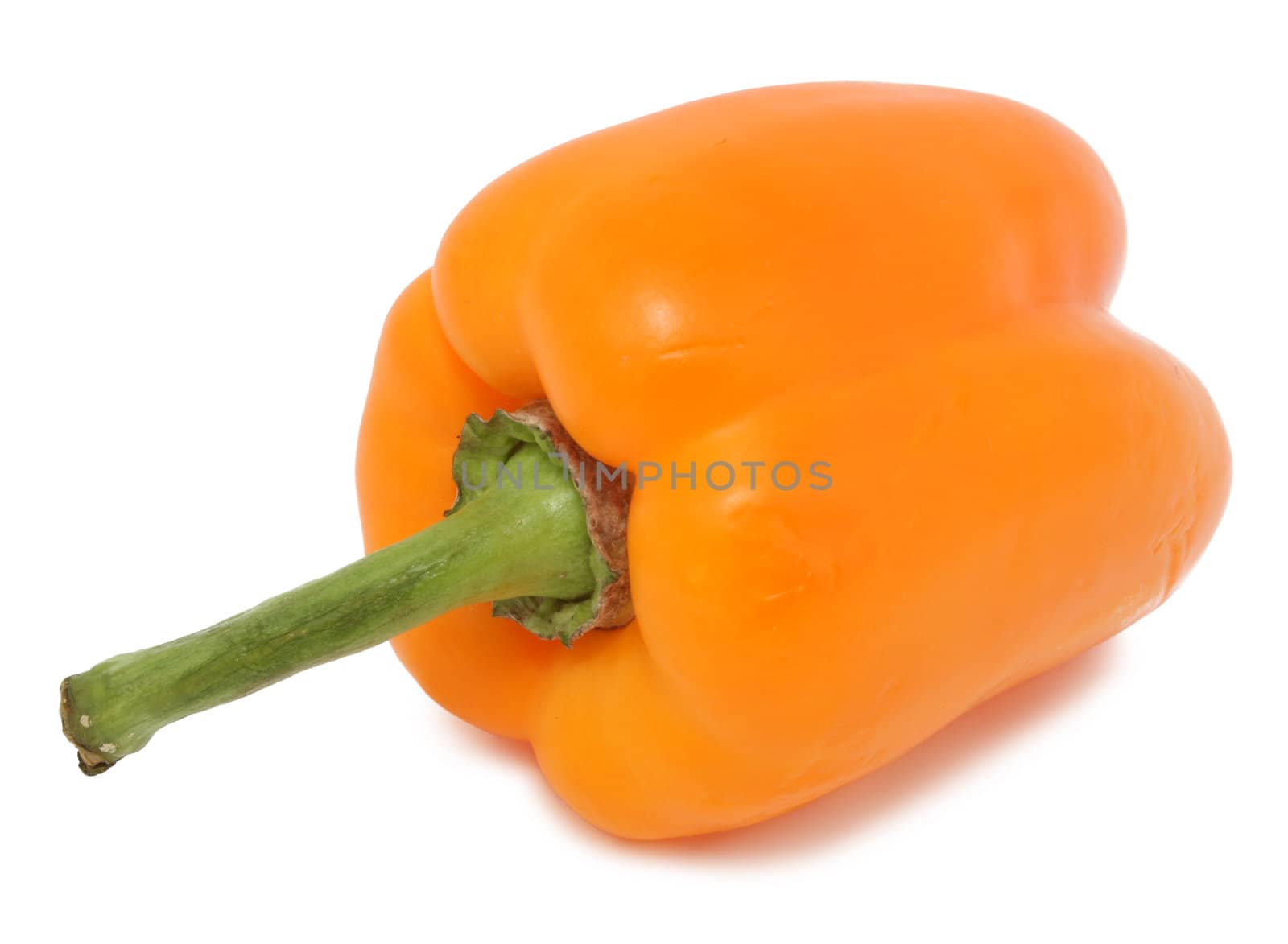 Bell pepper isolated on white background