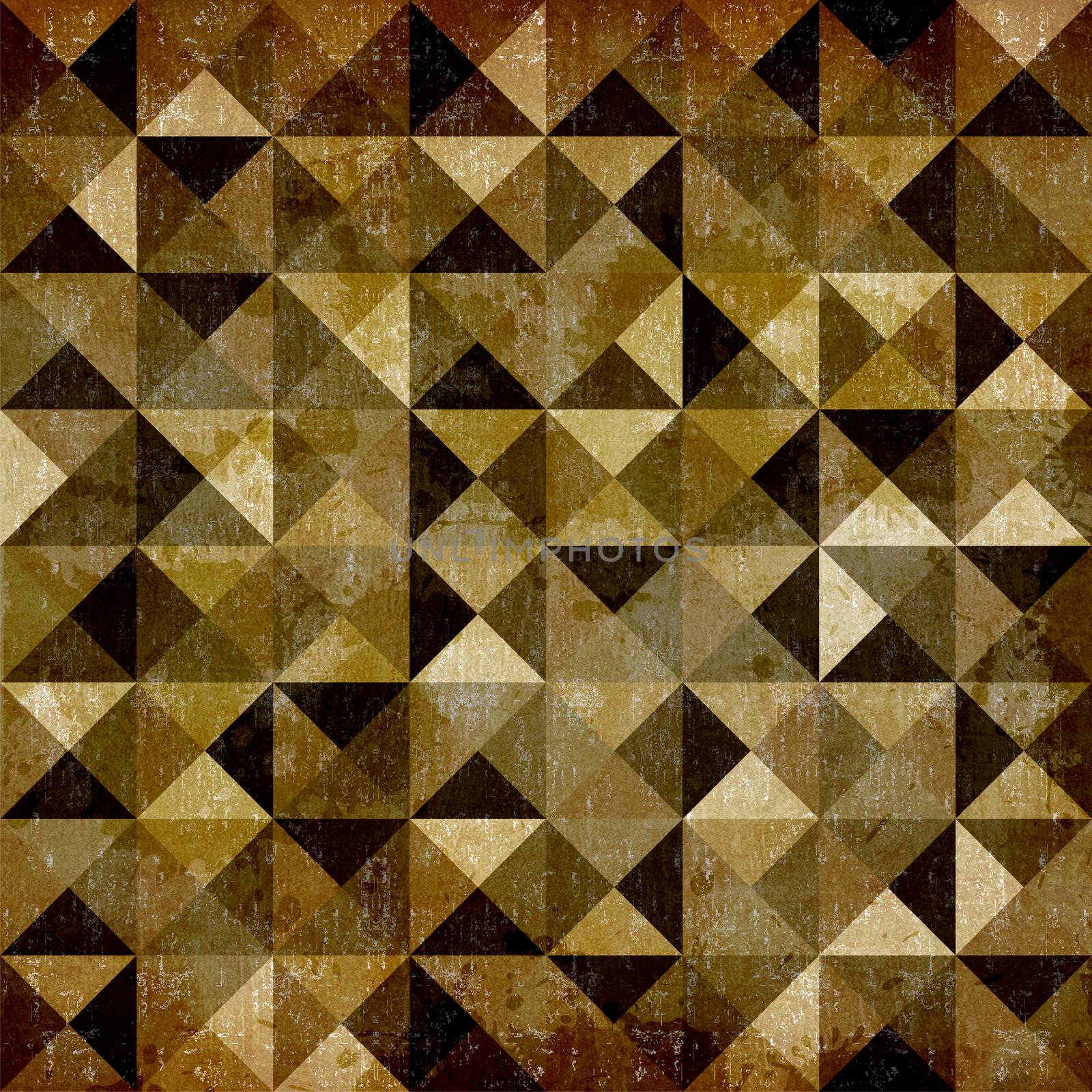 Abstract geometric vintage pattern by cienpies