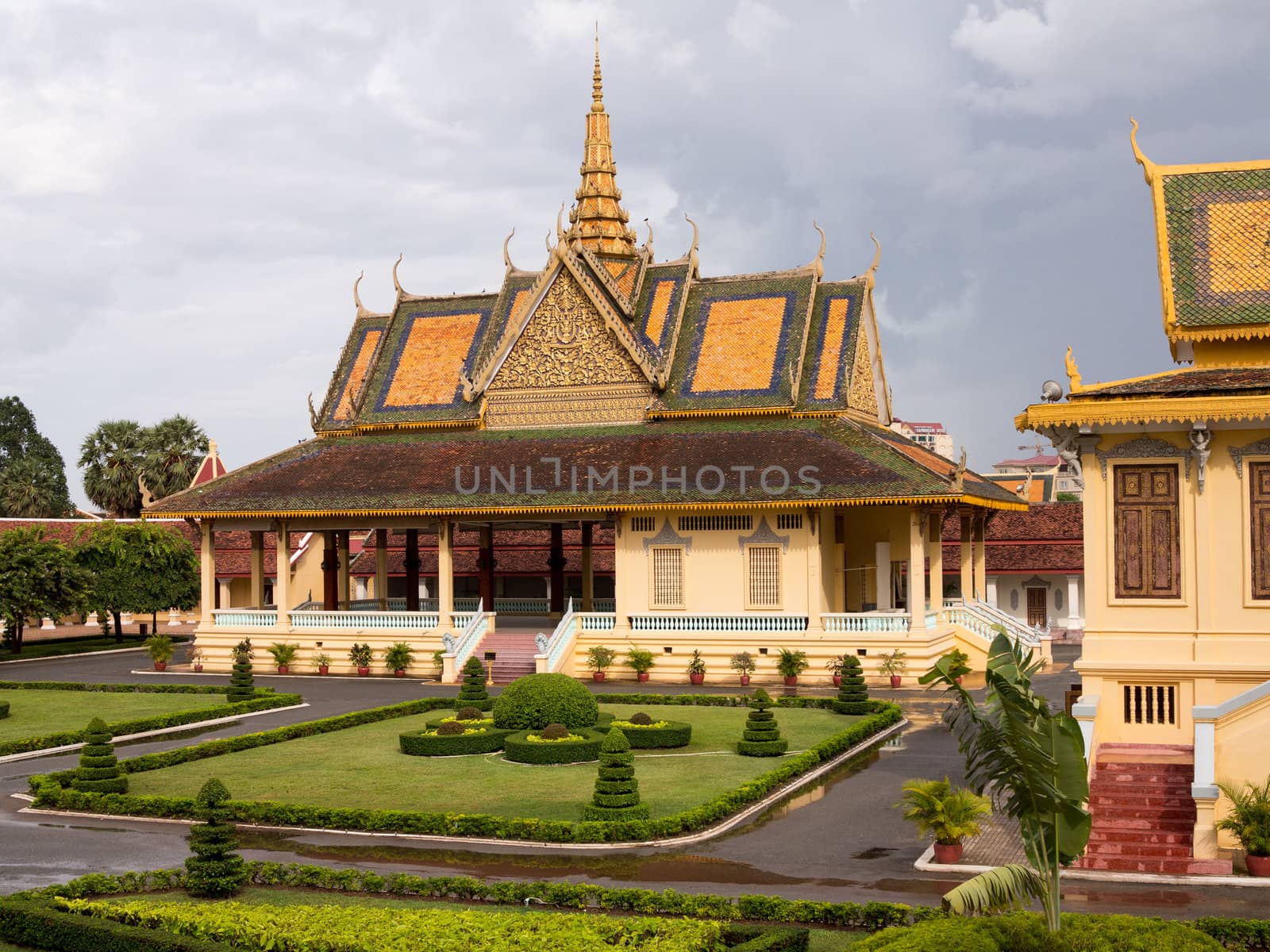 Moonlight Pavilion in Royal Palace in Phnom Penh Cambodia