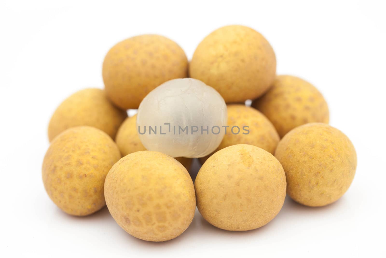 Longan fruit, tropical Asia.