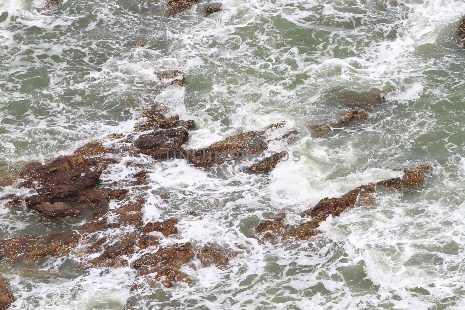 Stones on the tropical beach 
 by rufous