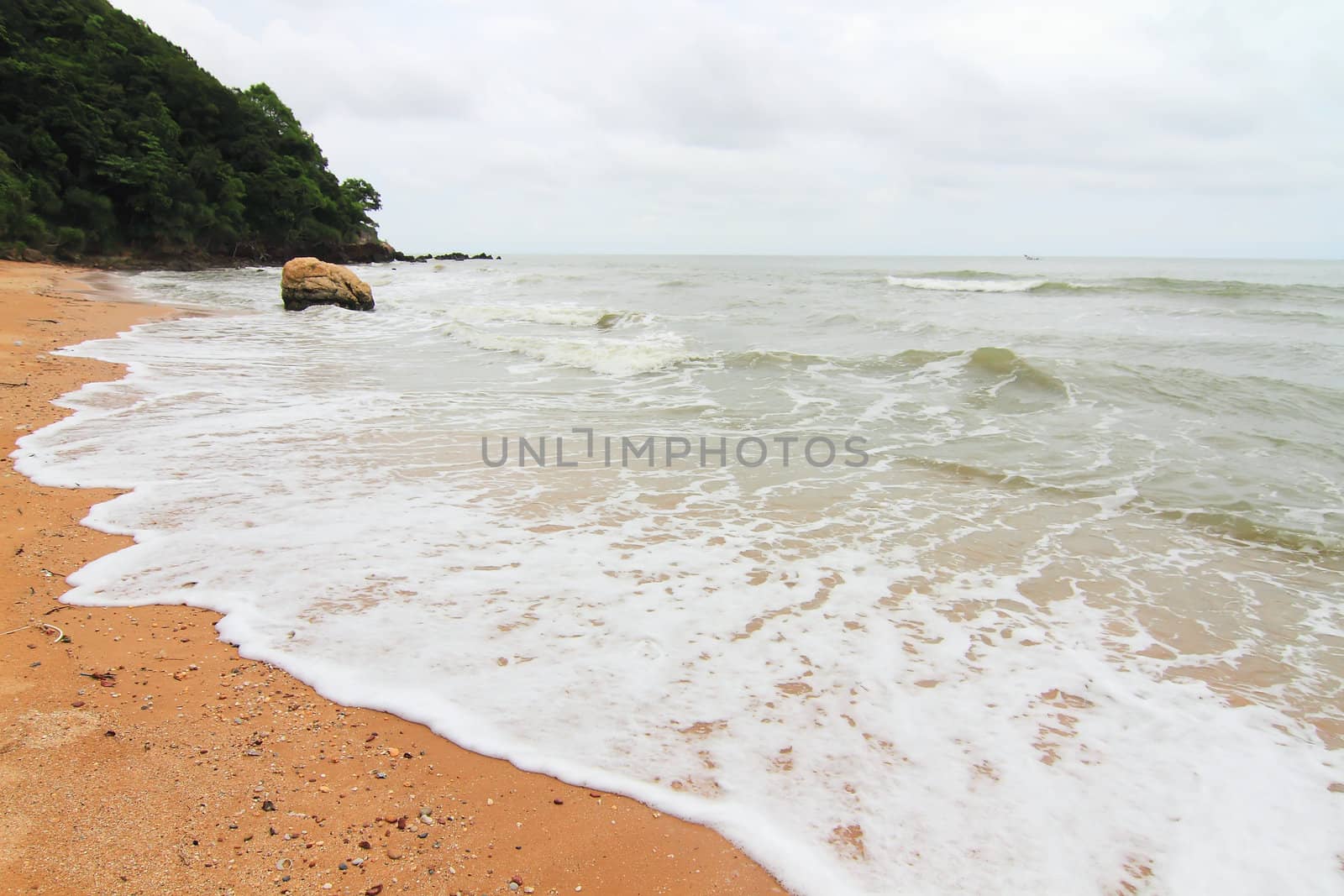 sand  on the tropical beach
 by rufous