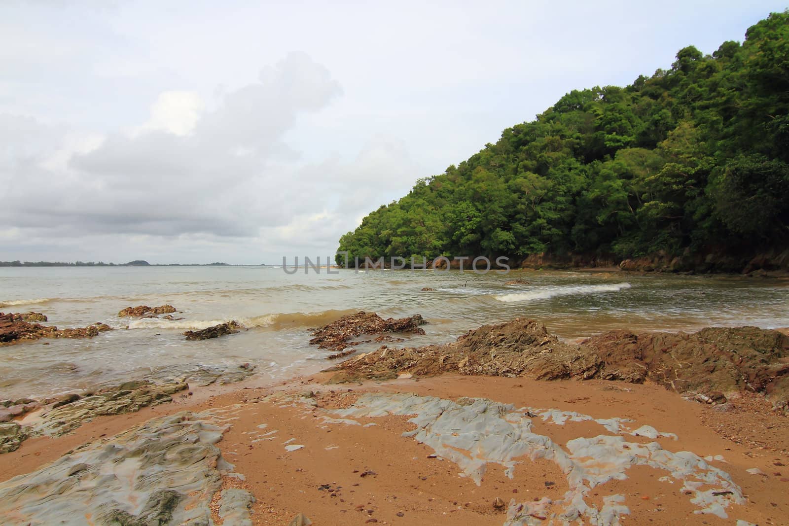 Stones on the tropical beach 
 by rufous