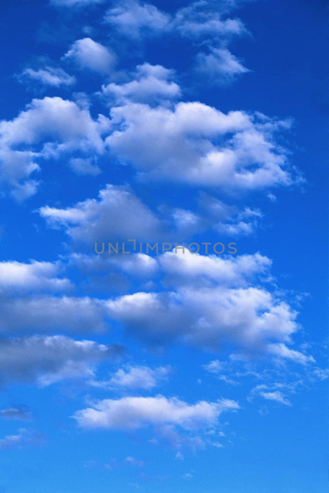 blue sky and clouds