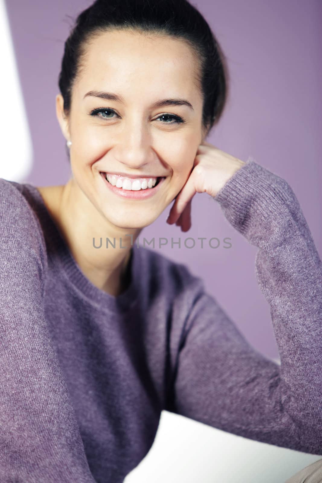 portrait of a beautiful young woman