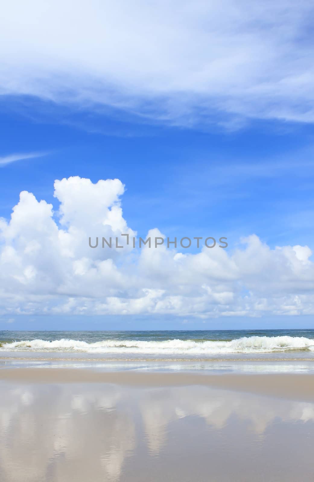 beach and beautiful tropical sea 
 by rufous