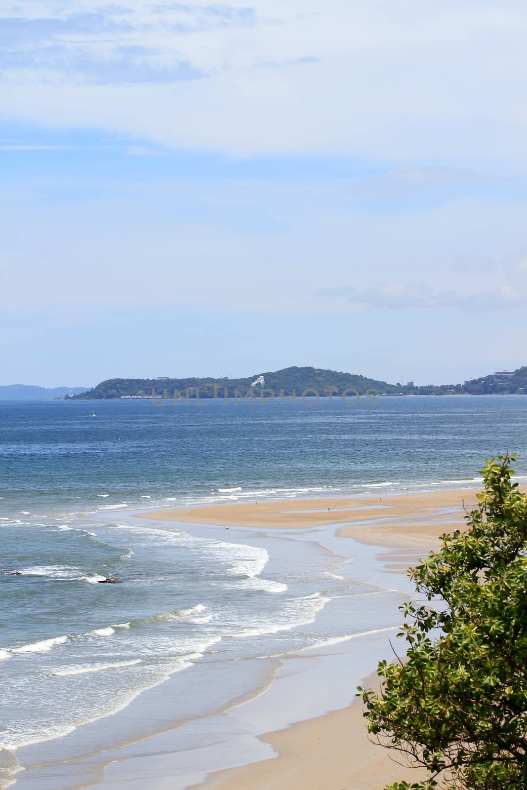 beach and beautiful tropical sea 
 by rufous