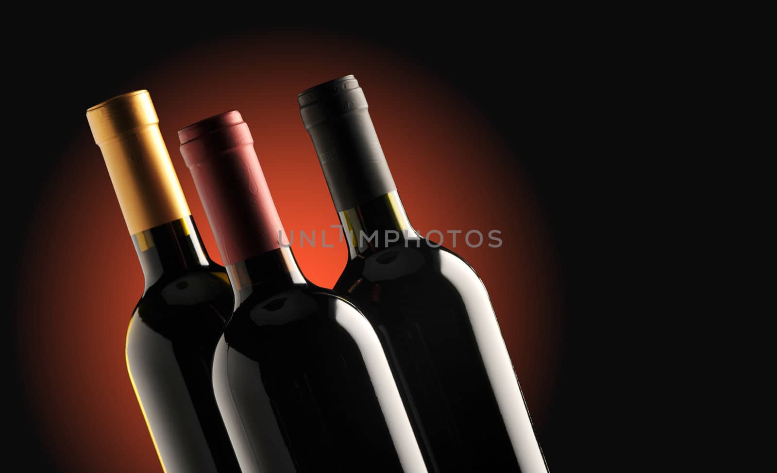 group of wine bottles by stokkete