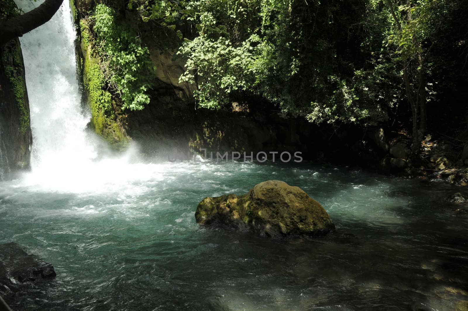 Waterfall in israel