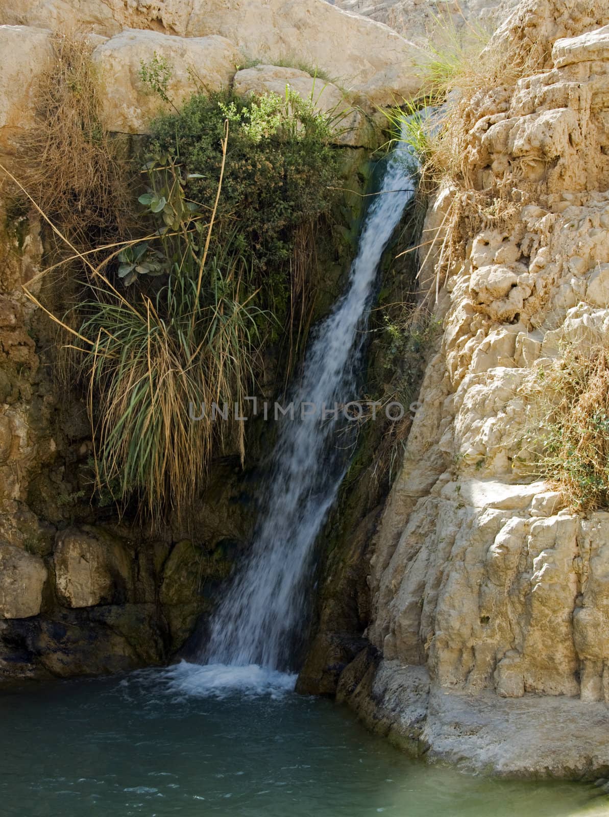Waterfall in israel