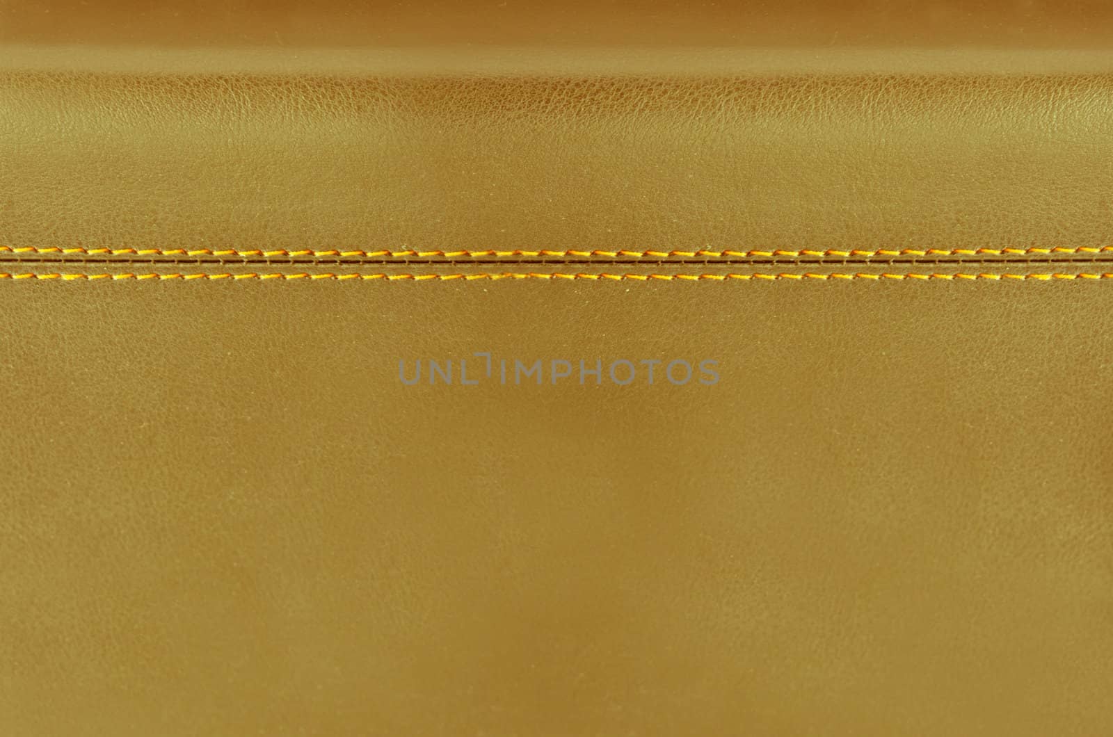 golden  horizontal stitched leather background  