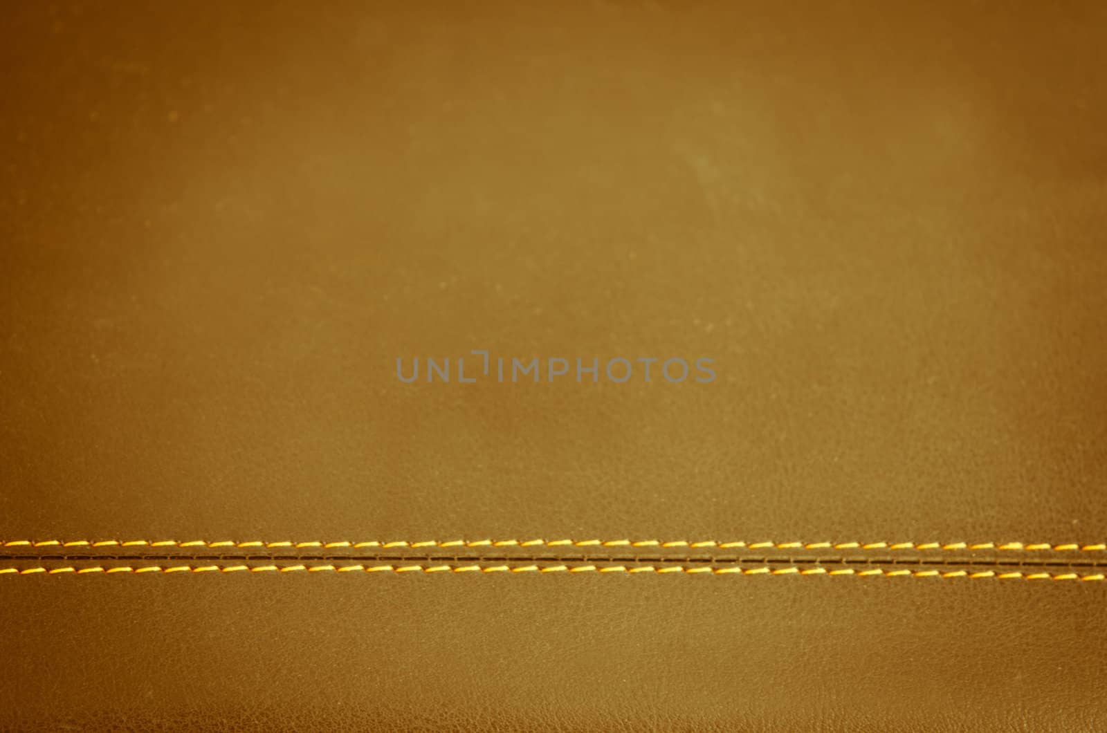brown   horizontal stitched leather background  