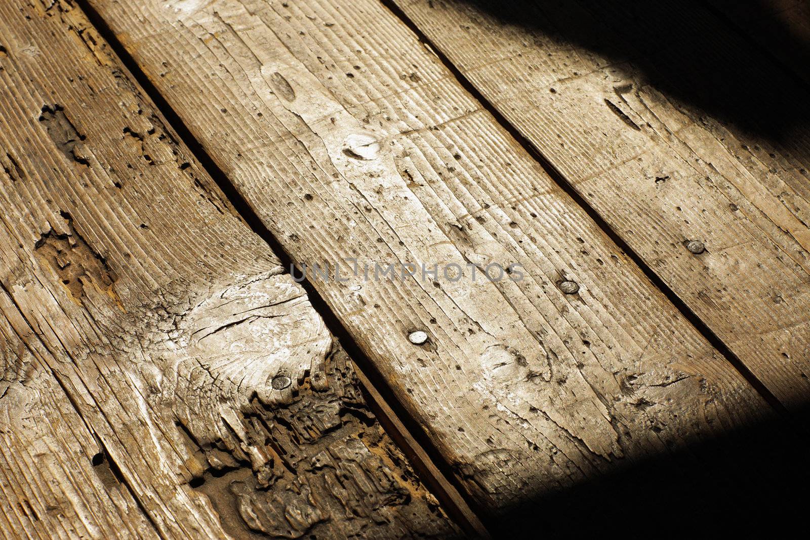 Old wood floor  by stokkete