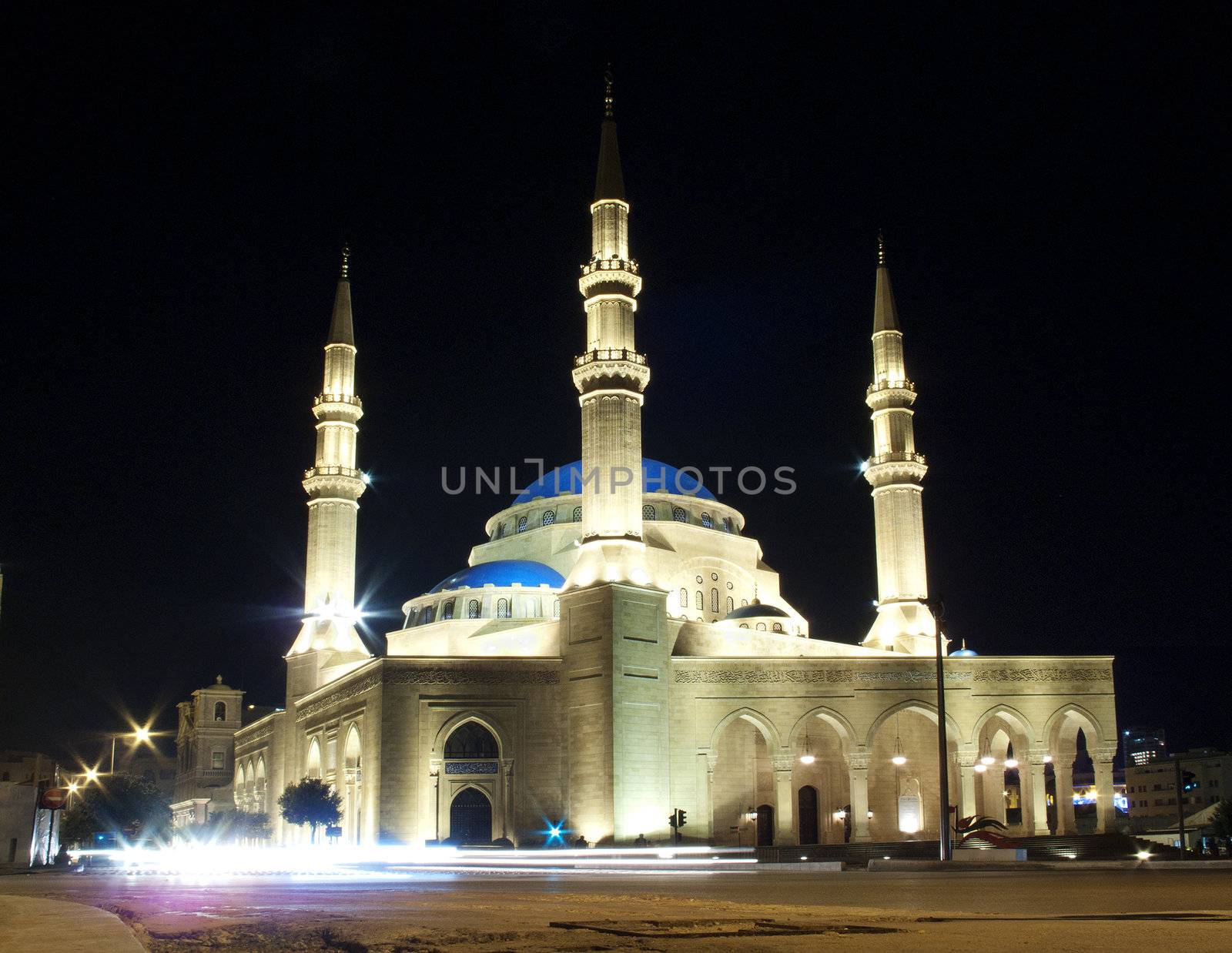 Mohammad al-Amin mosque in beirut lebanon by jackmalipan