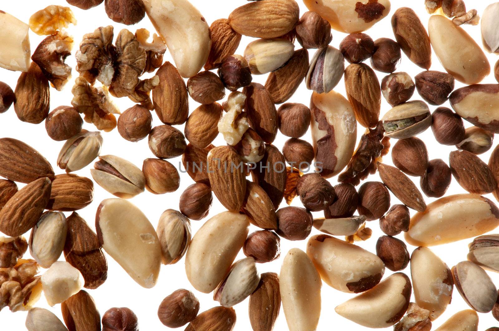An image of background of nuts