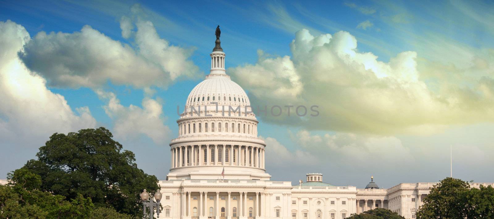 Government Building with Vegetation by jovannig