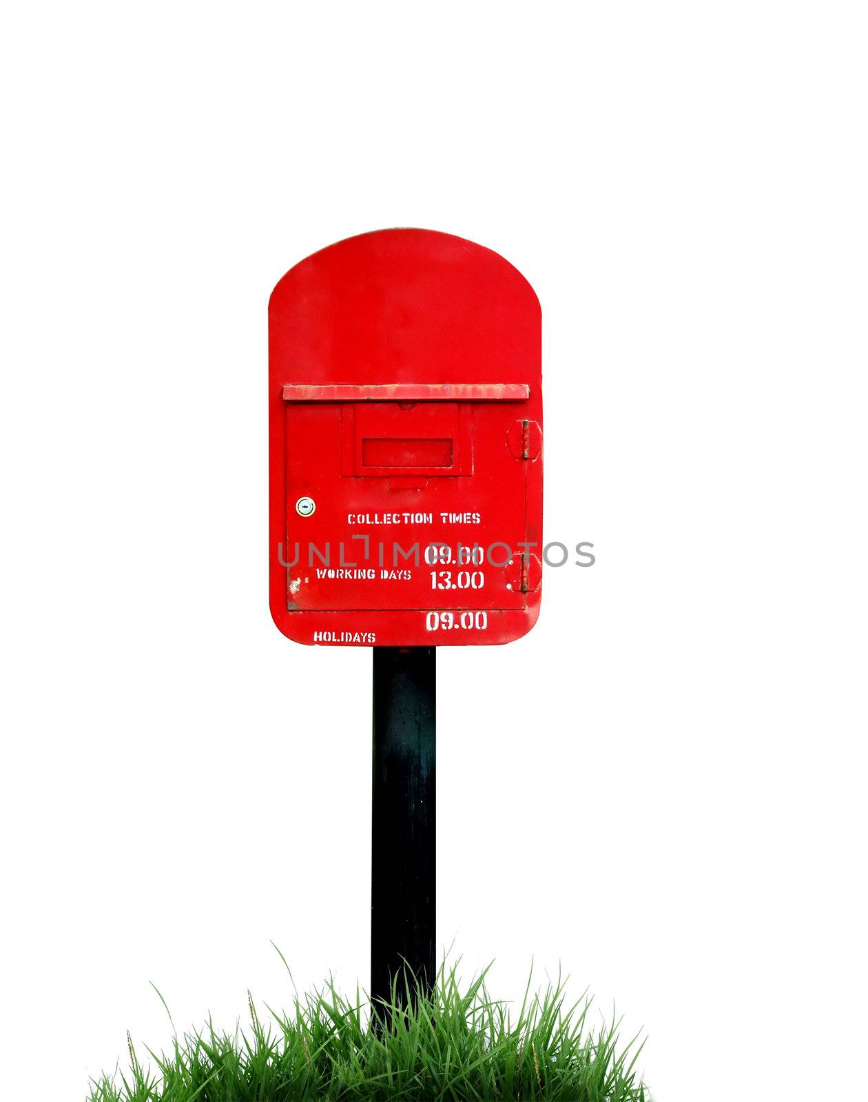 red postbox by anankkml