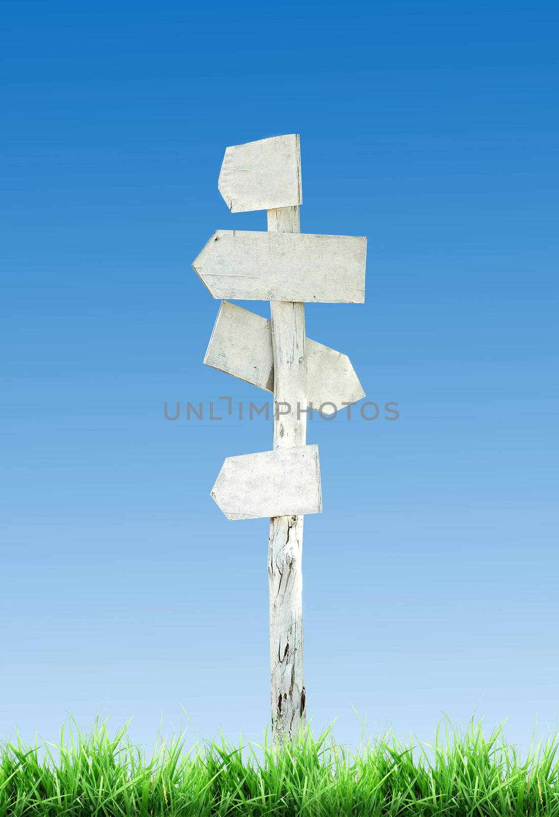 wooden signpost by anankkml