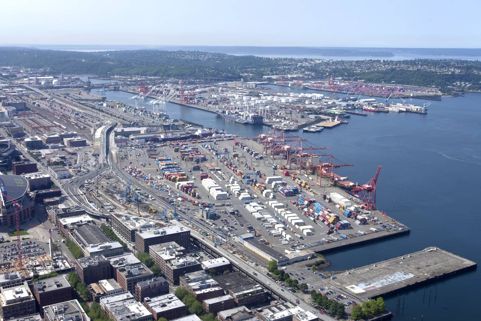 Port of Seattle Washington. by Rigucci