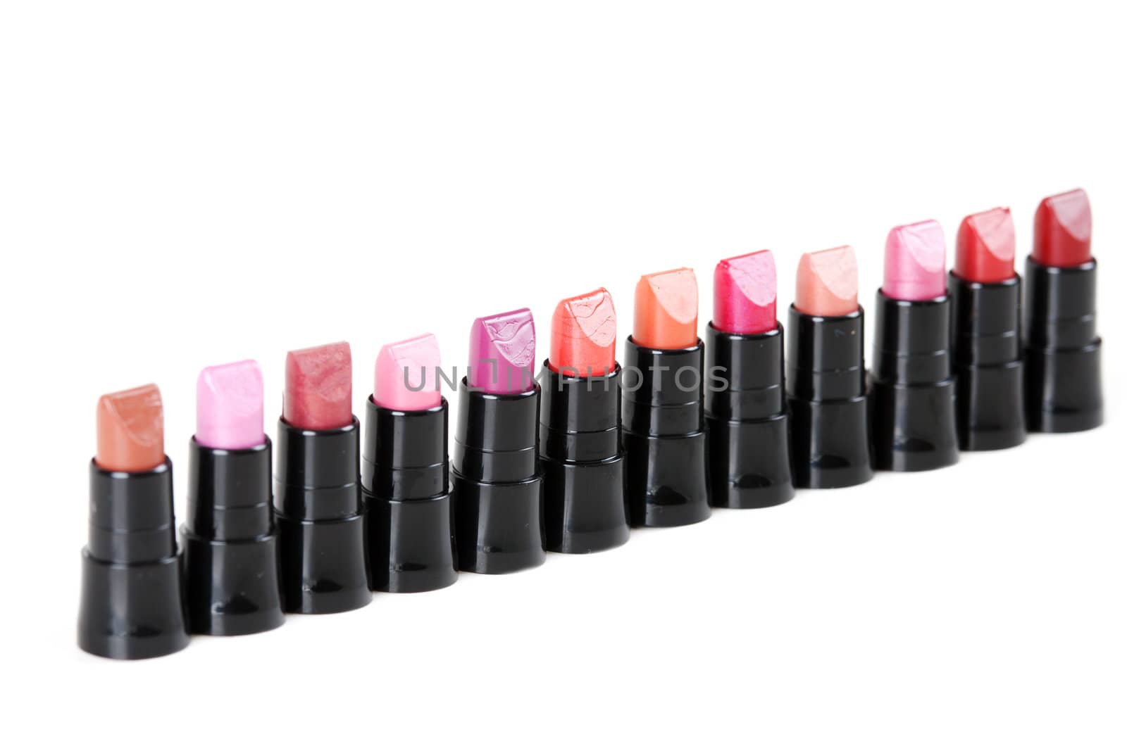 tiny lipsticks installed in a number of