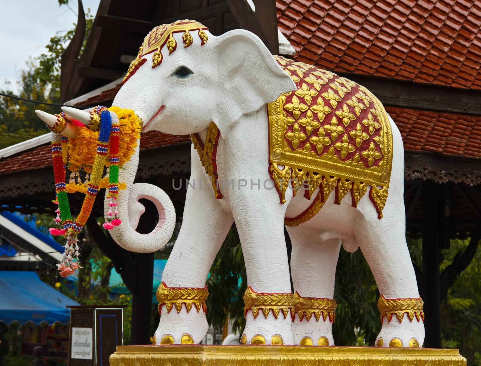 Statue of Elephant in Ratchaburi, Thailand
