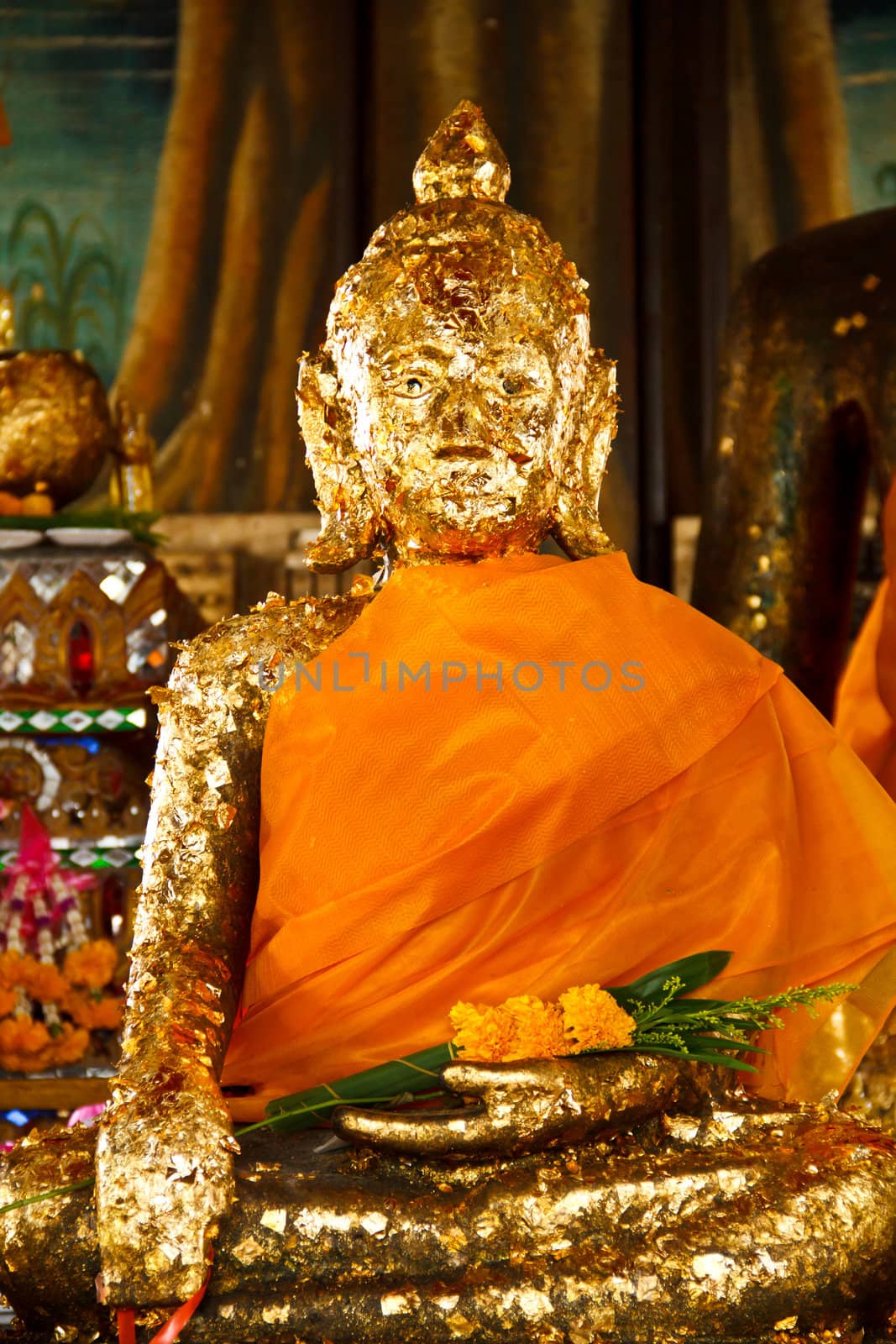 Statue of Buddha in Ratchaburi Thailand