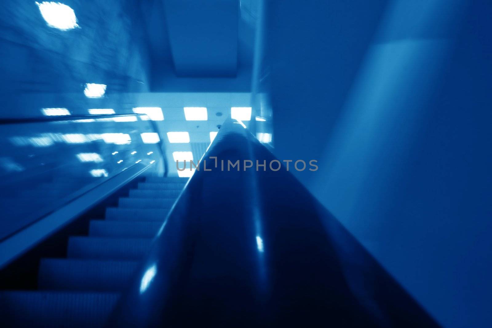 transportation escalator by Yellowj