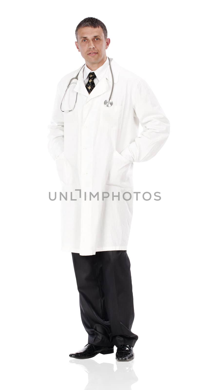 The doctor  on a white background by sergey150770SV
