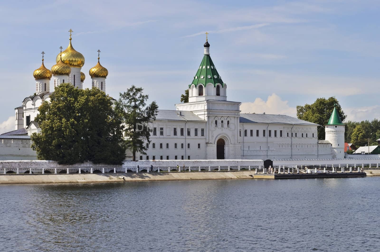 Ipatiev Monastery on the bank of Kostroma river, Russia