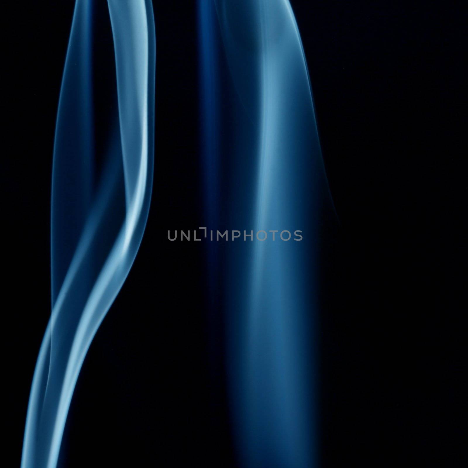 blue smoke abstract background close up