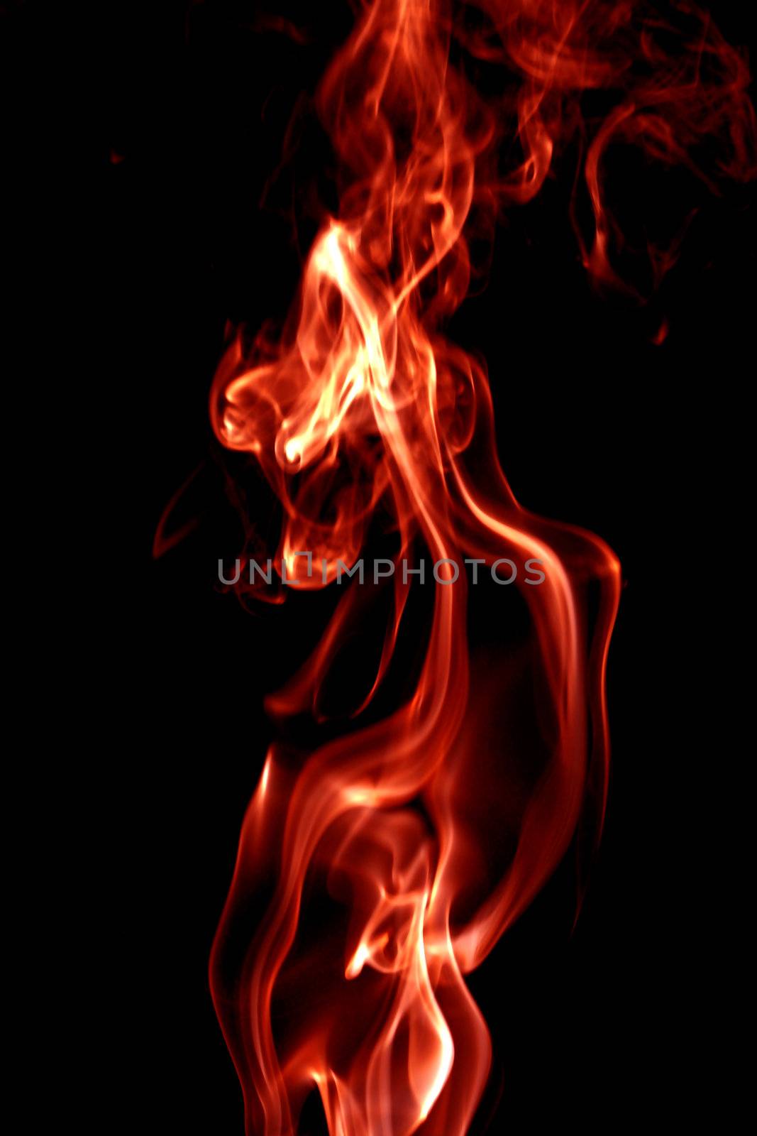 red smoke abstract background close up