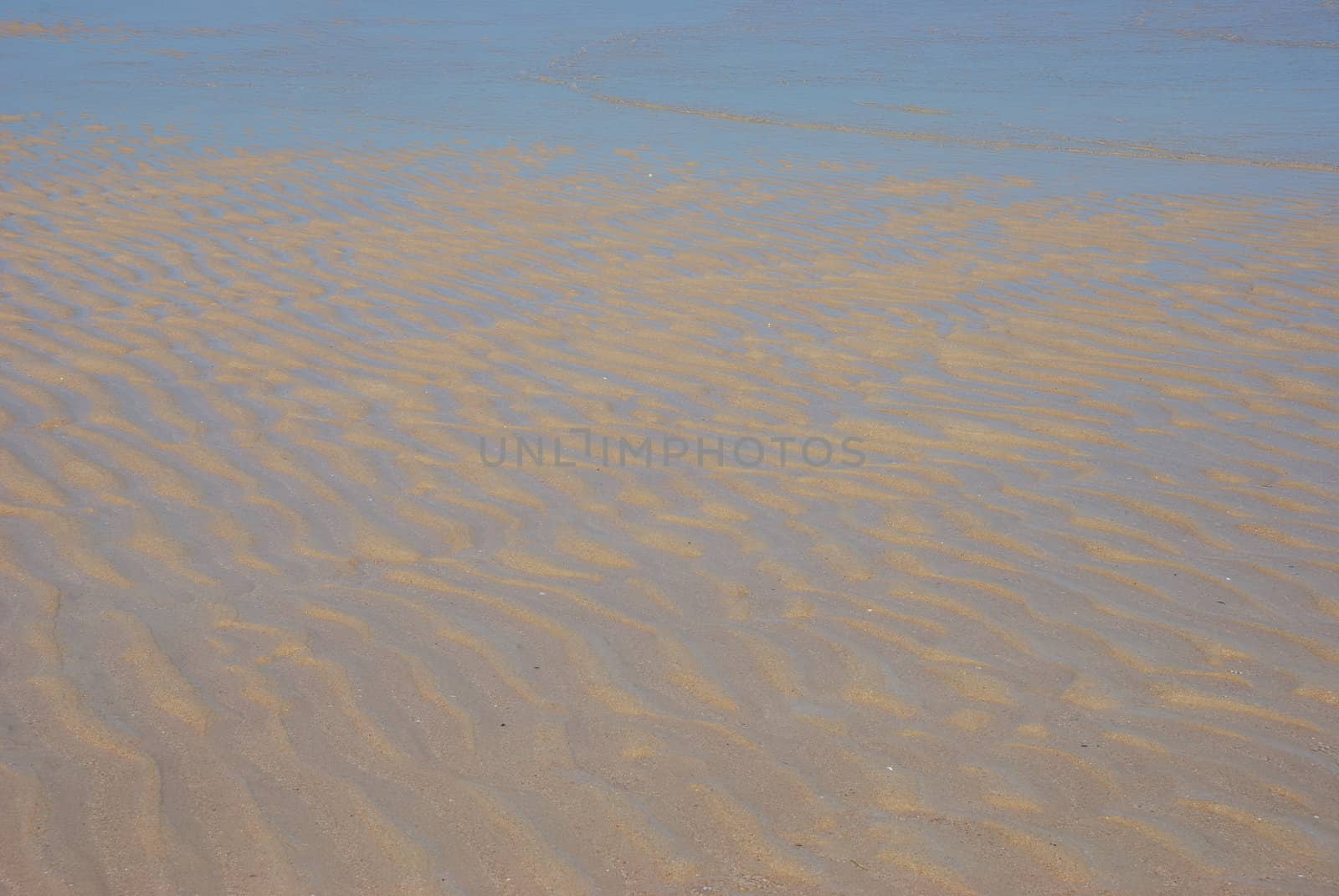 Sand with mark 