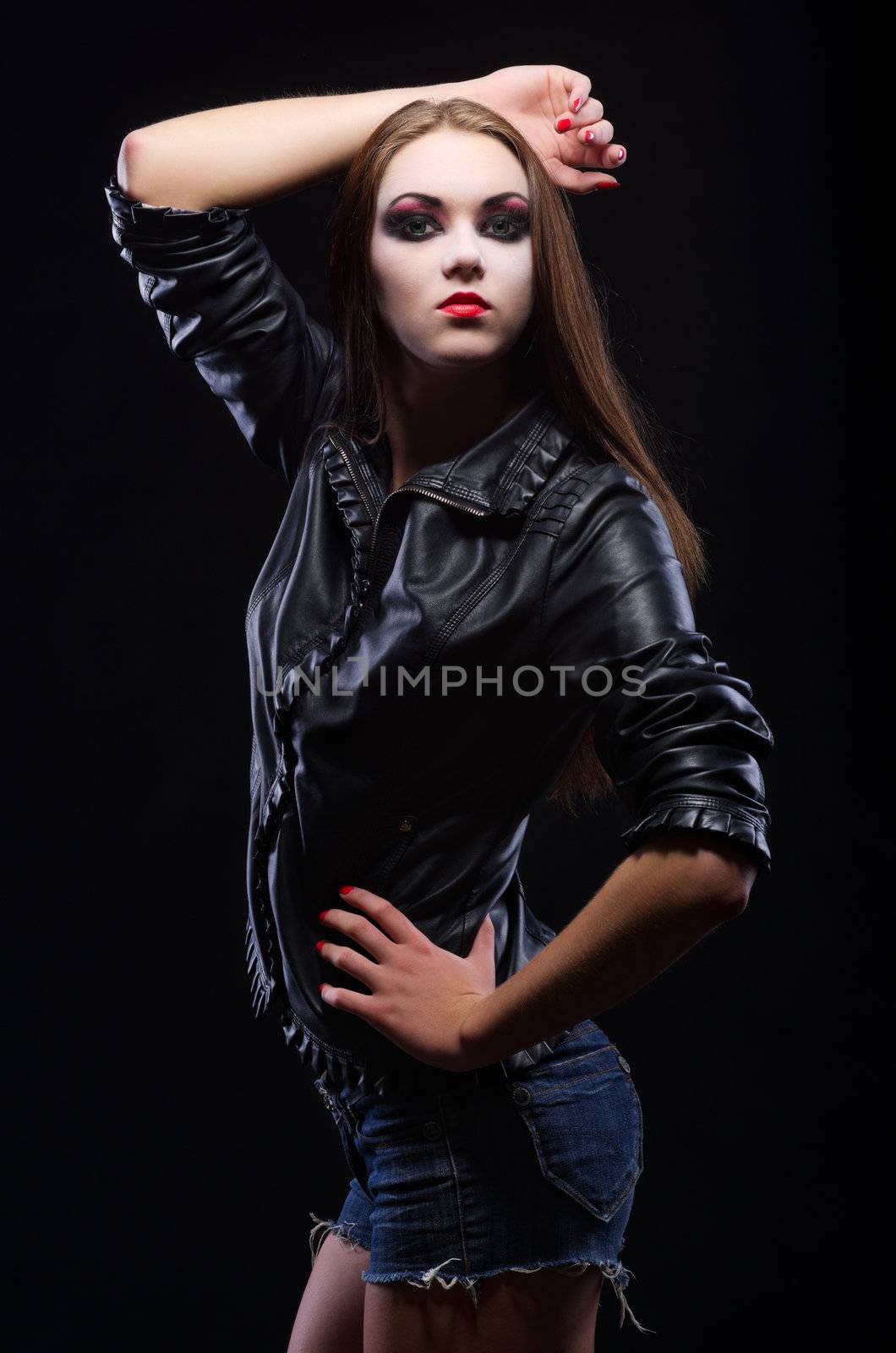 Fashion portrait of young girl by rbv