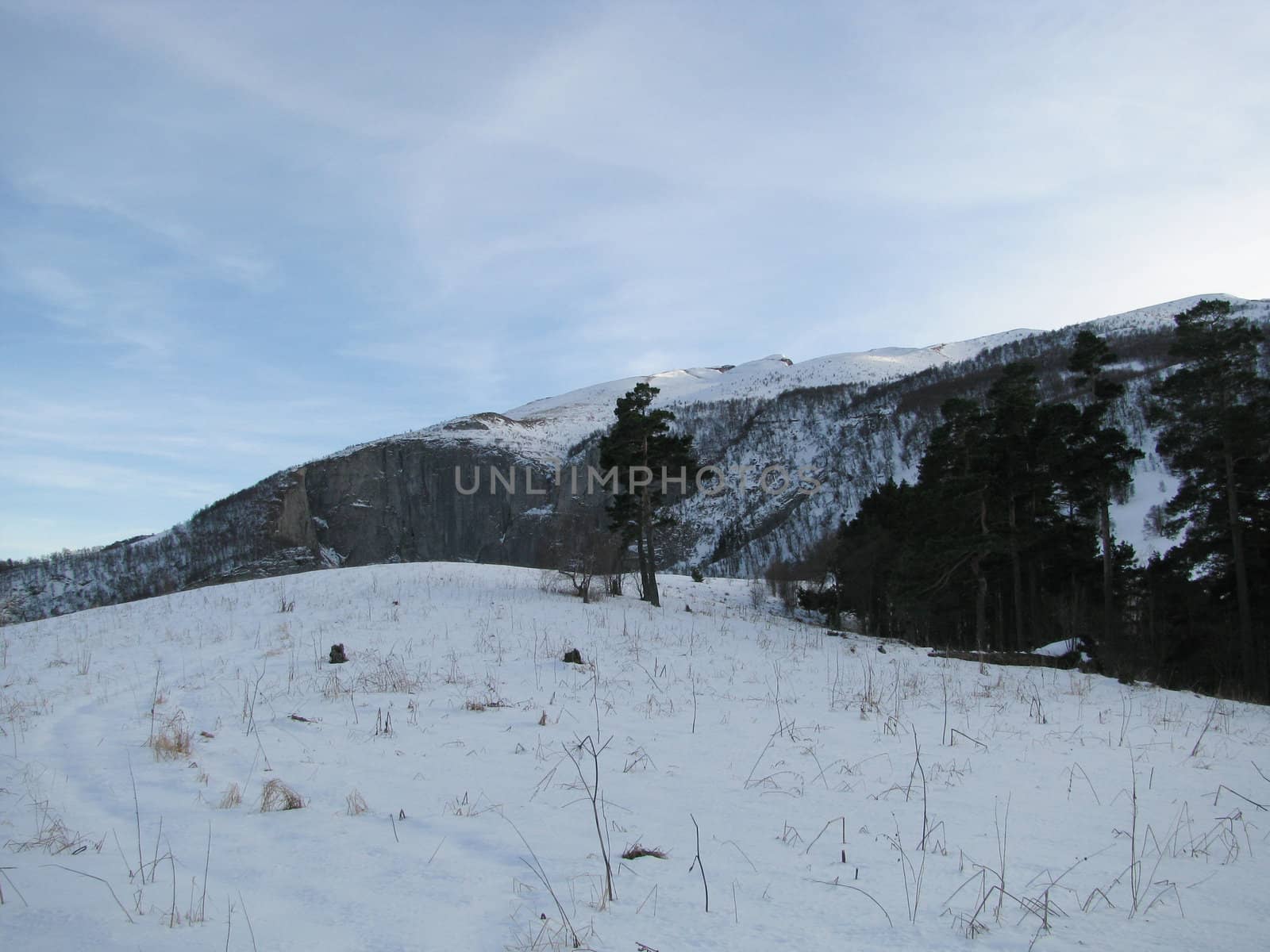 Mountains of northwest caucasus