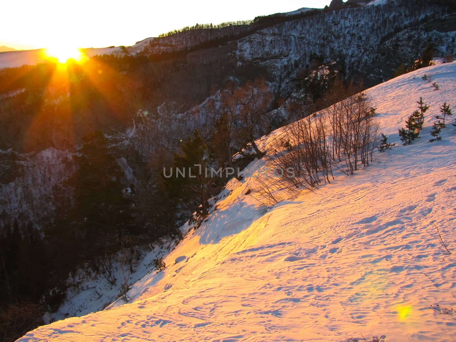 Mountains of northwest caucasus