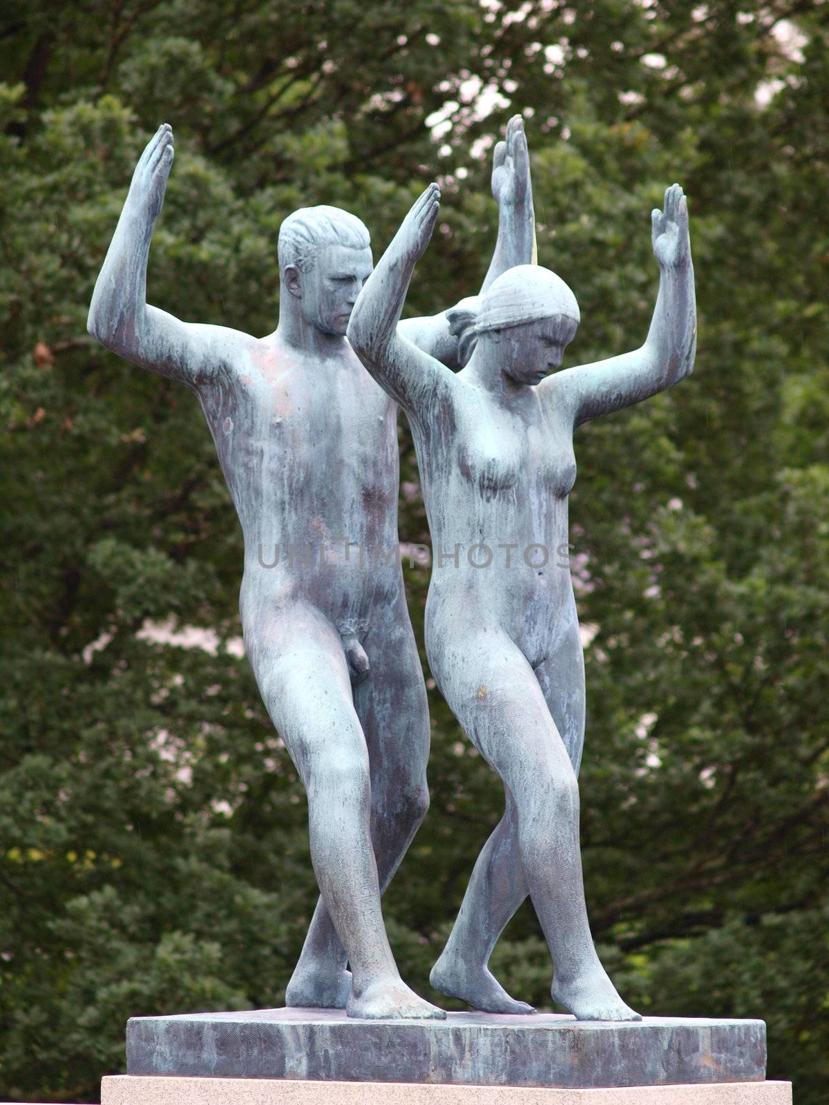 Scluptures in Vigelandsparken Norway