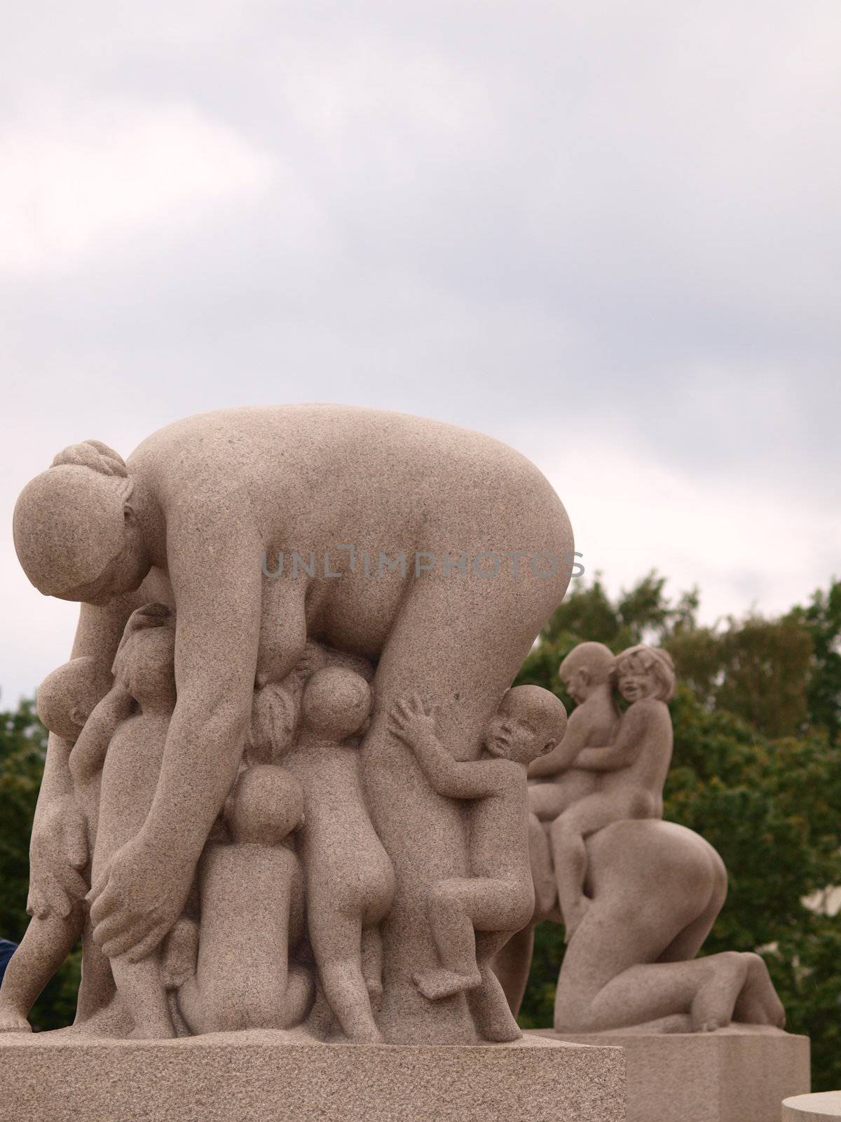 Scluptures in Vigelandsparken Norway