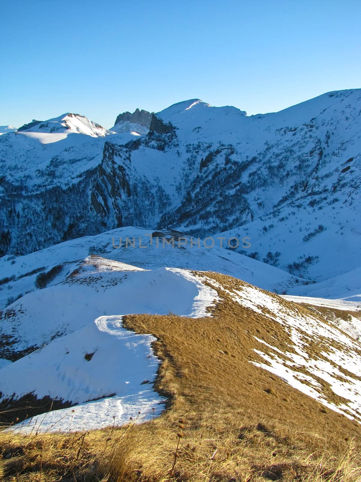 Mountains of northwest caucasus