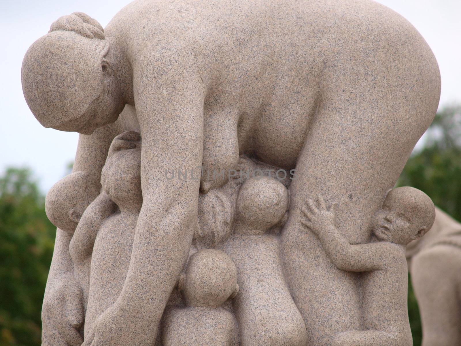 Scluptures in Vigelandsparken Norway