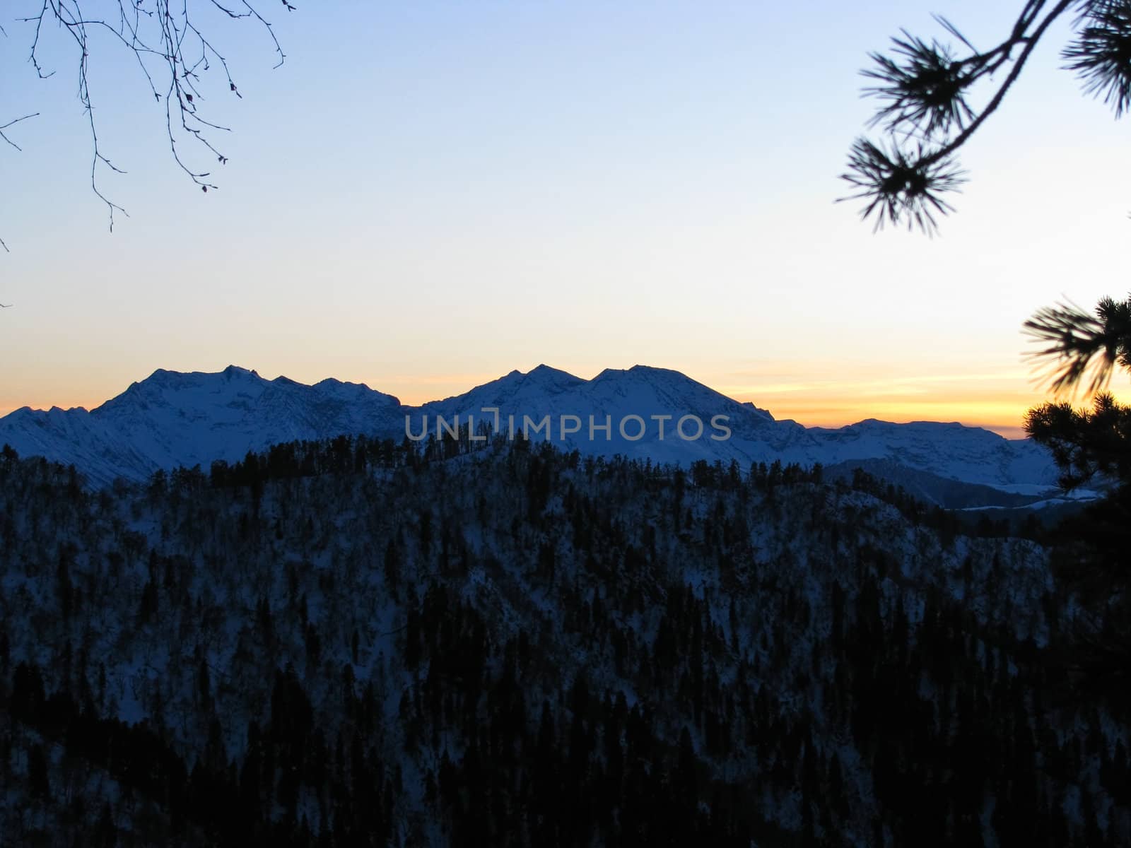 Mountains of northwest caucasus