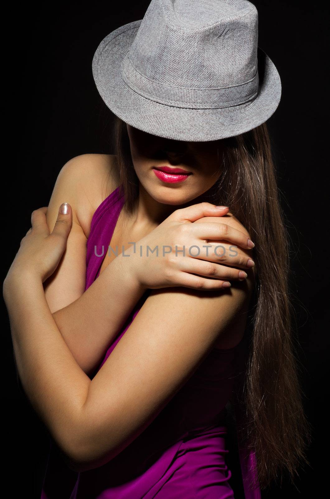 Fashion portrait of young woman by rbv