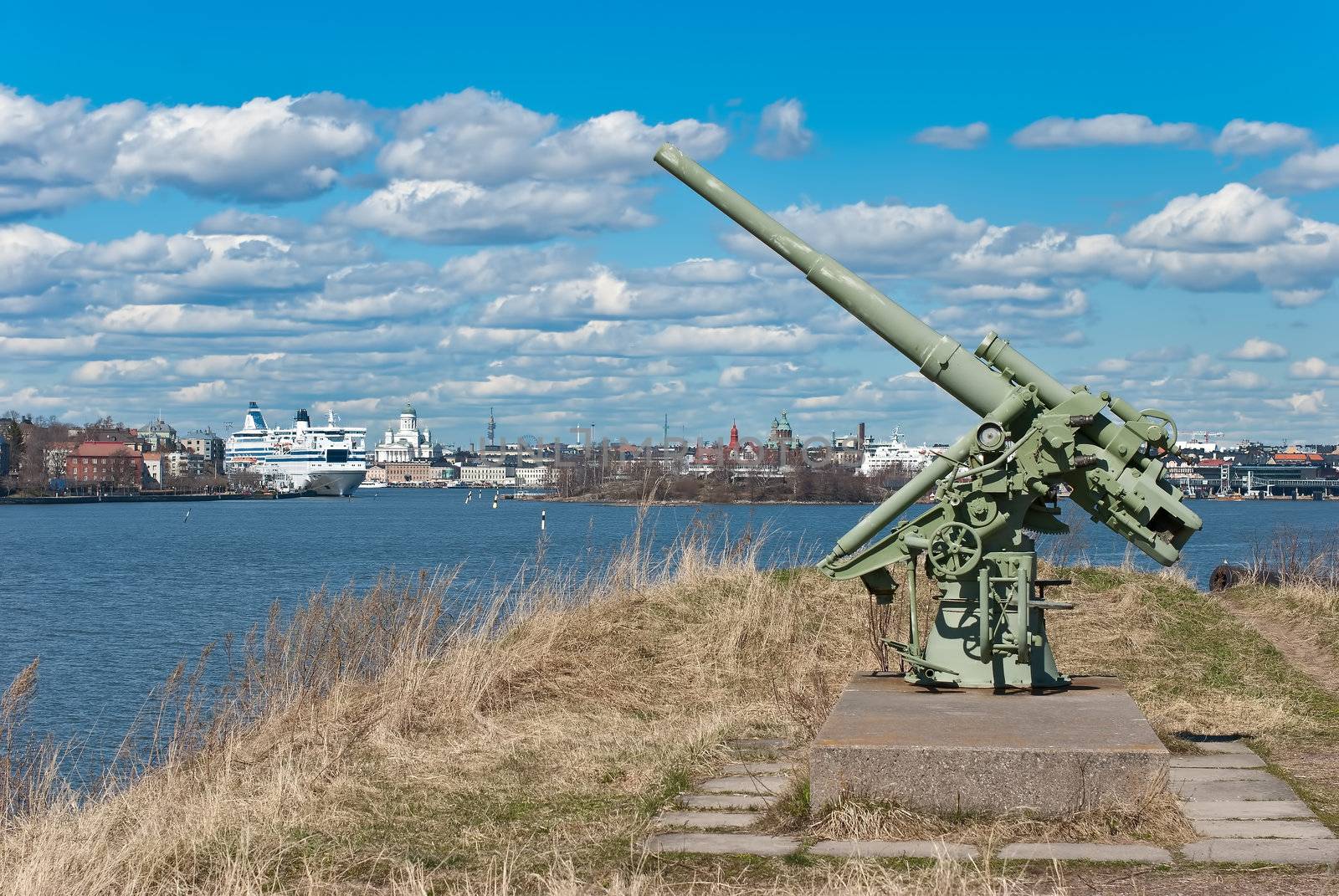 View of the fortress of Suomenlinna, Helsinki.