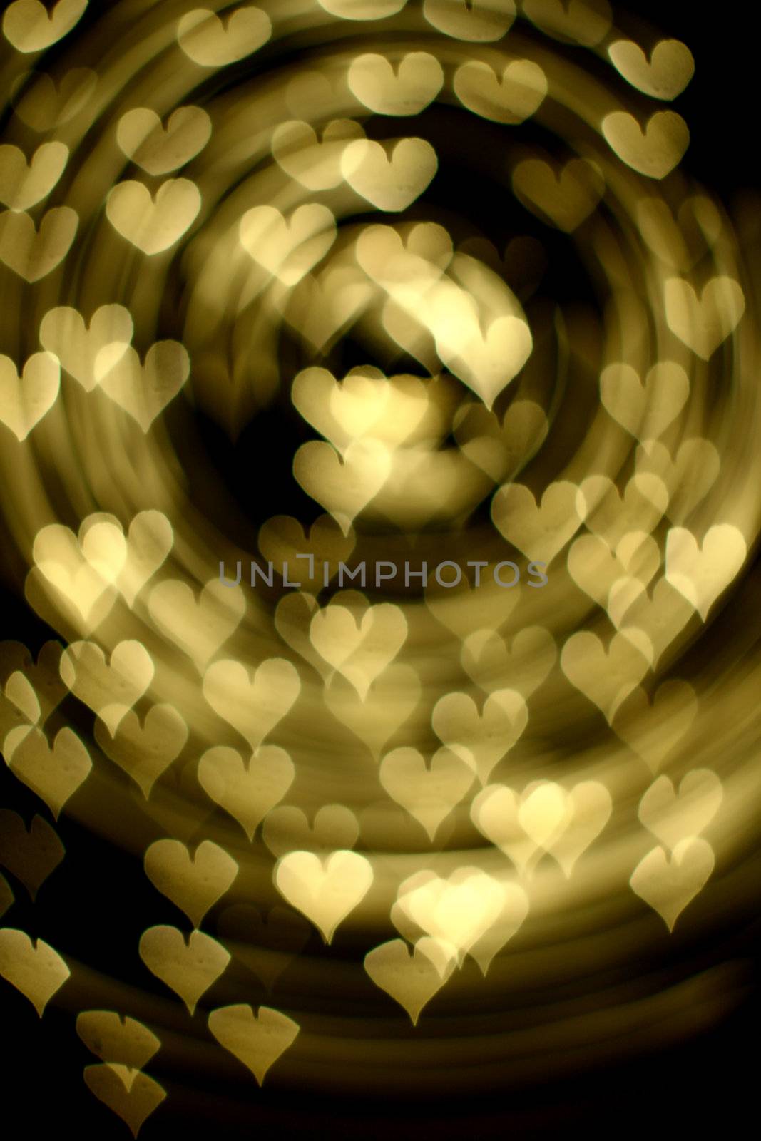 bokeh hearts background abstract macro