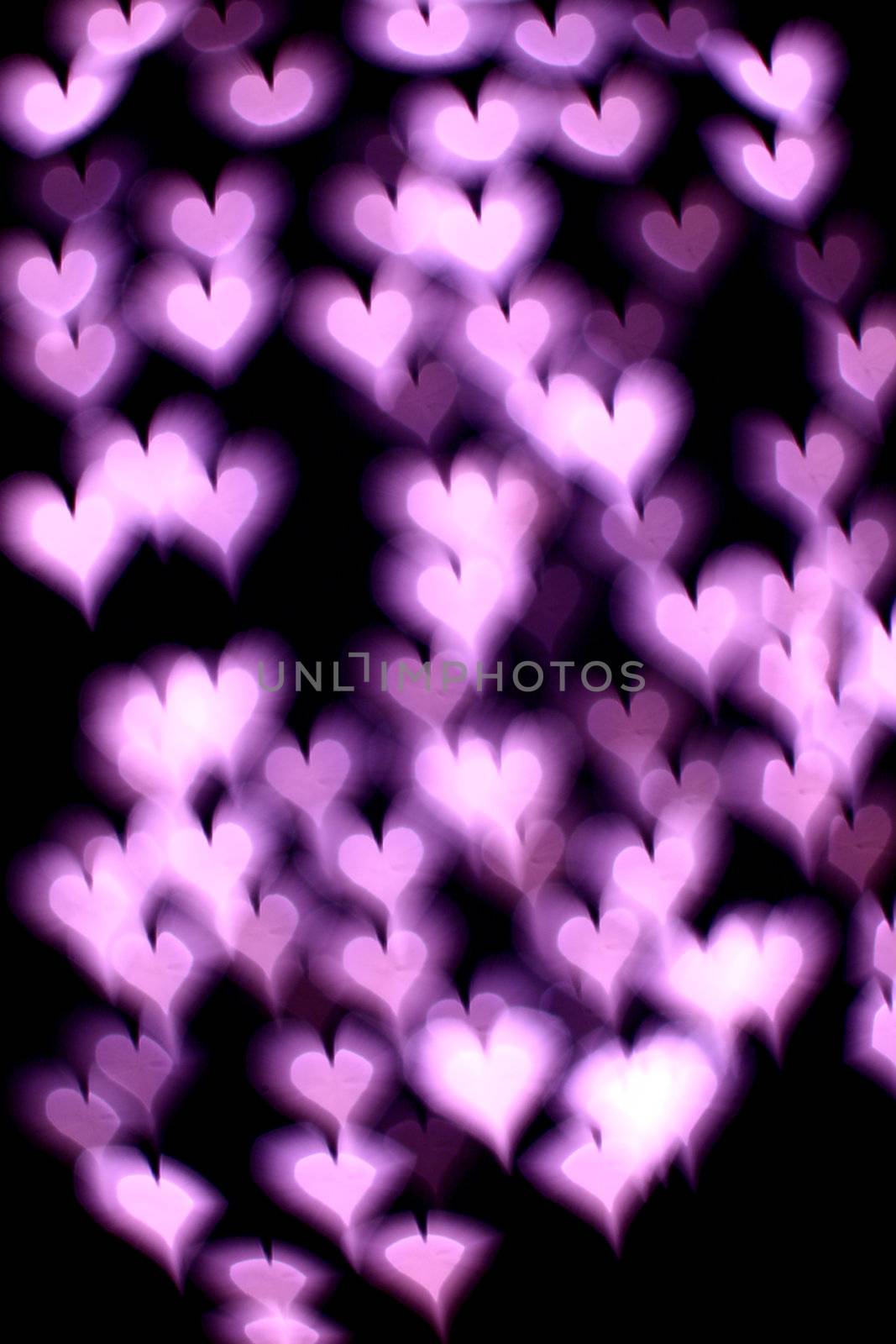 bokeh hearts background abstract macro