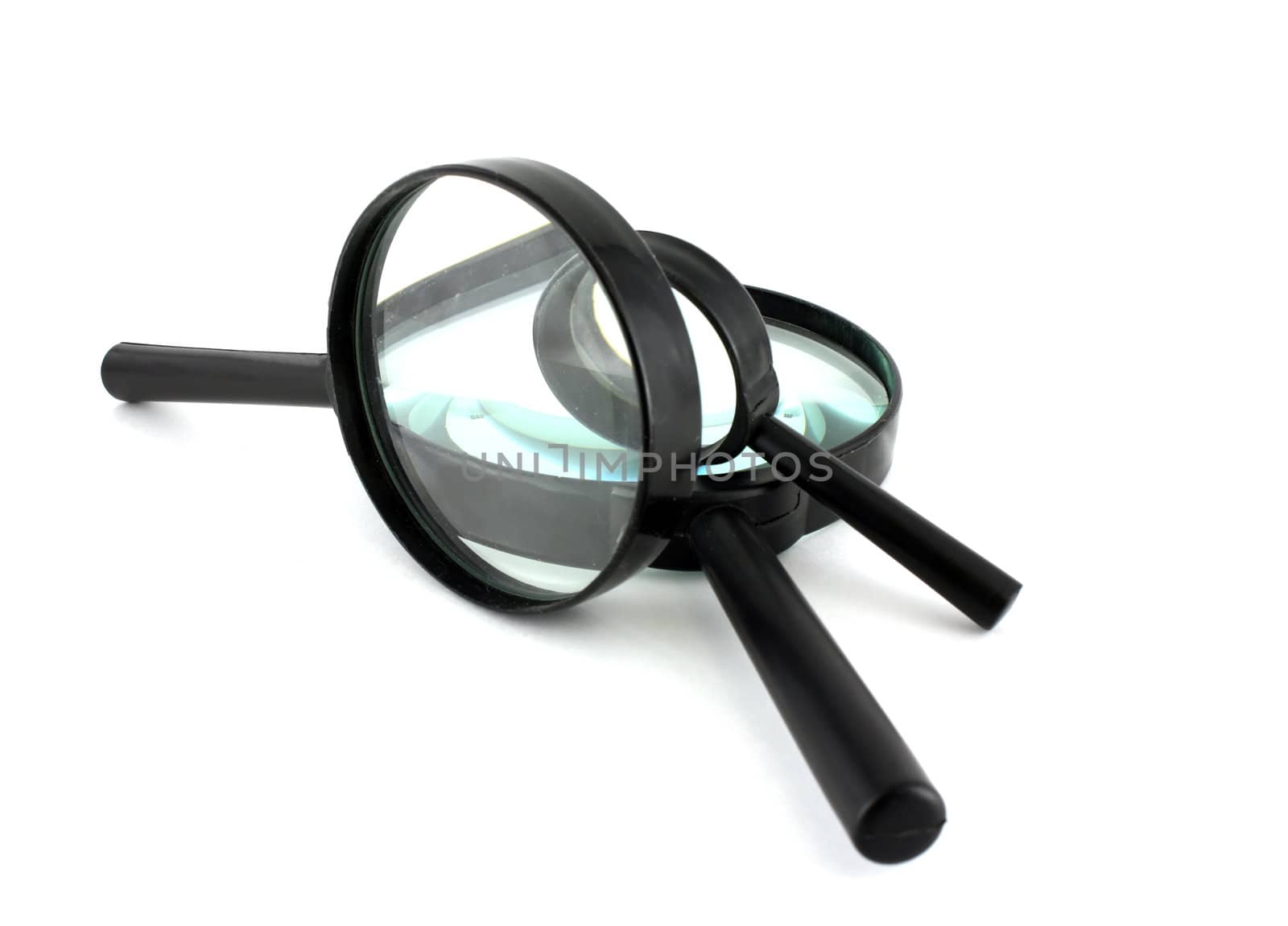 Three magnifiers