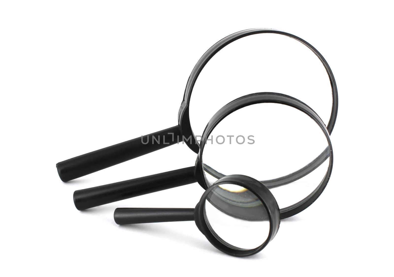 Three magnifiers