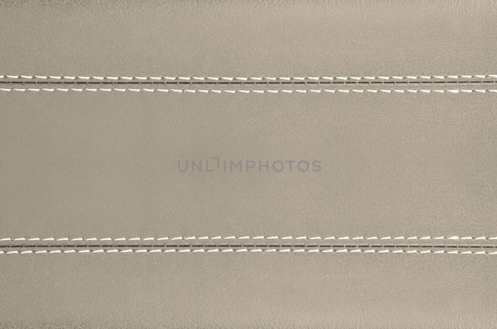 beige  horizontal stitched leather background , art wallpaper