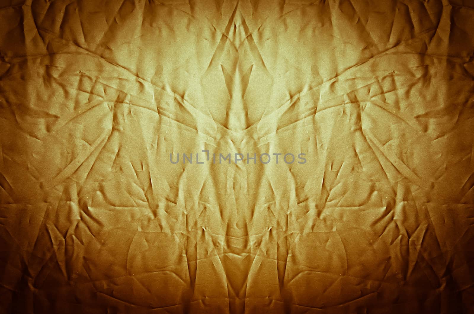 wrinkled fabric  golden background texture  , abstract wallpaper
